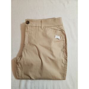 Old Navy NWT Pants Womens 8P 8 Petite Beige Tan Dress Boot-Cut Work Business